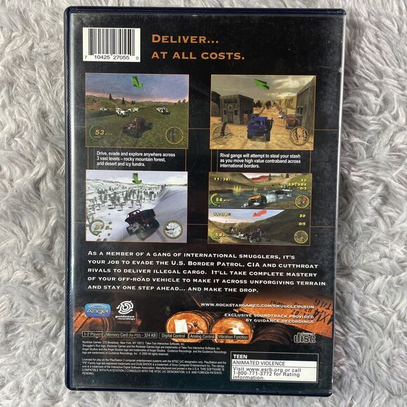 Smuggler's Run (Sony PlayStation 2, 2000) PS2 Complete Racing Rockstar Games - Picture 3 of 11